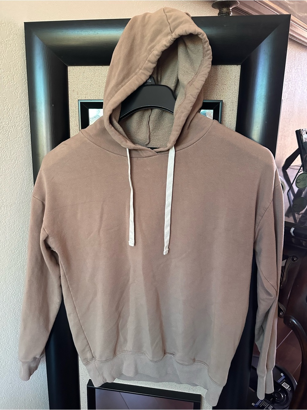 Buffalo David Bitton Women's Hooded Sweatshirt in Taupe